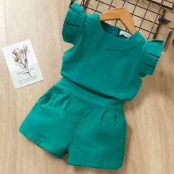 Girl's Short Set (Green)
