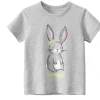 Girl's Gray Graphic Tee