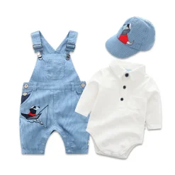 Alternative view of Sailor Pup Jumpsuit Set