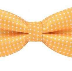 Alternative view of Polka Dot Boys Bowtie (Tangerine)
