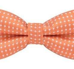 Polka Dot Boys Bowtie (Orange)