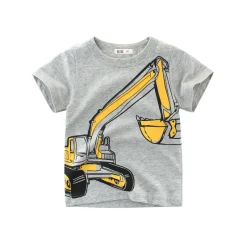 Alternative view of Boy's Excavator Graphic Tee