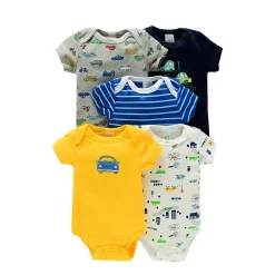 Automobile 5pc. Onesie Set