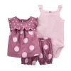 Polka Dot 3pc. Cotton Set