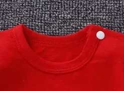 Alternative view of Baby Jumpsuit Onesie (Red)