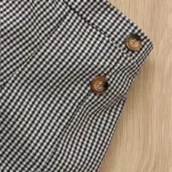 Alternative view of Pink Ruffle Collar Blouse & Shorts Set for Girls