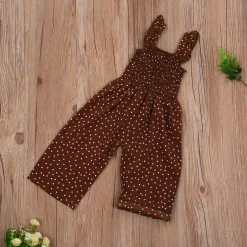 Alternative view of Girls Jumpsuit (Dark Coffee)
