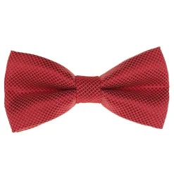 Alternative view of Diamond Pattern Boys Bowties (Red/White Pattern)