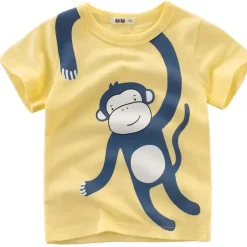 Boy's Animal Trio Graphic Tee (Monkey)