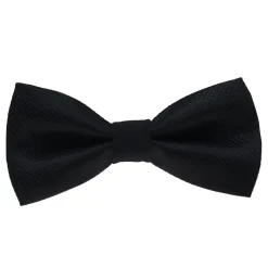 Alternative view of Diamond Pattern Boys Bowties (Black)