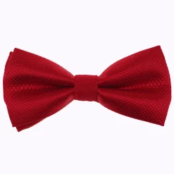 Alternative view of Diamond Pattern Boys Bowties (Red/Red Pattern)