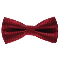Alternative view of Diamond Pattern Boys Bowties (Red/Cranberry)