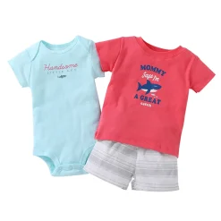 Handsome Little Guy 3pc. Cotton Set