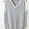 Unisex Sweater Vest (Gray)