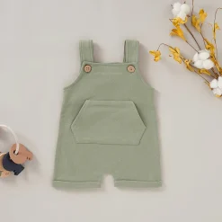 Unisex Baby Overalls (Green)
