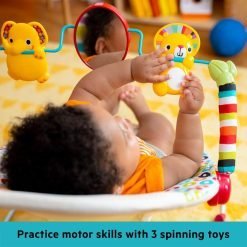 Alternative view of Infant Baby Bouncer with Soothing Vibrations & Removable Toy Bar (Playful Pinwheels)