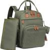 Diaper Bag Backpack with Changing Pad (Green)