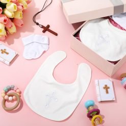 Alternative view of Baby Boy's Christening Bib & Sock Set