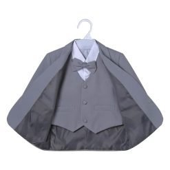 Alternative view of Boy's Suit Set (Dark Gray)