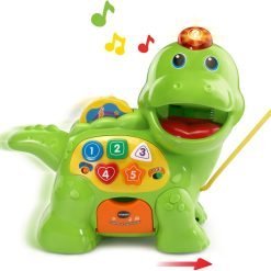 Alternative view of VTech Chomp and Count Dino, Green