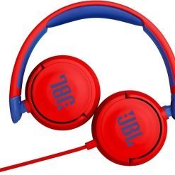 Alternative view of JBL JR 310 - Kids On-Ear Headphones (Red/Blue), Small
