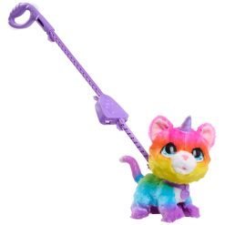 FurReal Unicorn Kitty, Small Interactive Plush Pet Toy to Walk / Makes Kitty Sounds