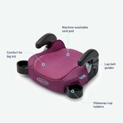 Alternative view of Graco TurboBooster 2.0 Backless Booster Car Seat (Berry)