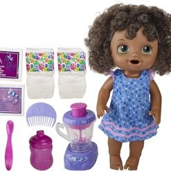 Baby Alive Magical Mixer Baby Doll Blueberry Blast with Blender Accessories