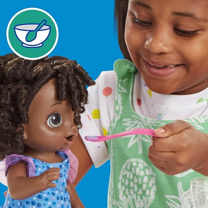 Baby Alive Magical Mixer Baby Doll Blueberry Blast with Blender Accessories - Image 2