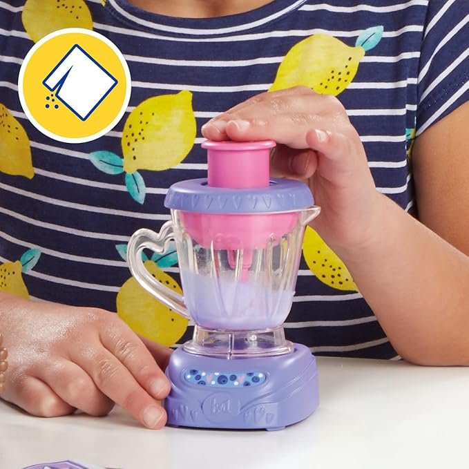 Baby Alive Magical Mixer Baby Doll Blueberry Blast with Blender Accessories - Image 4