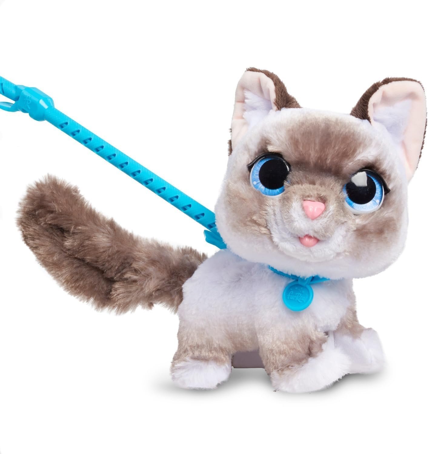 FurReal Wagalots Kitty, Small Interactive Plush Pet Toy to Walk / Makes Kitten Sounds /Wags Tail - Image 2